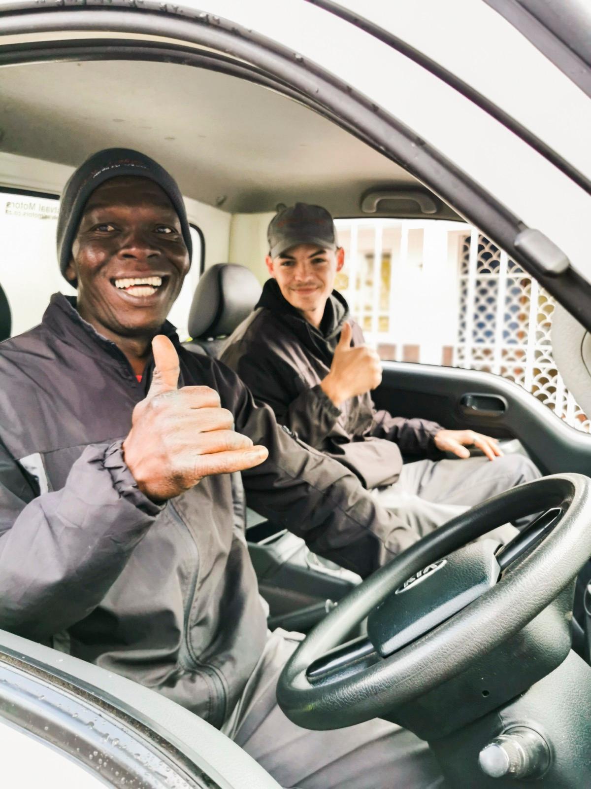 Trade business technician on site